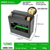 BĂ¬nh Acquy ZMax Pin Lithium LifePO4 12V 6Ah, ZMBC12V6-12N5 DĂ¹ng Cho Xe MĂ¡y 135cc, Wave xÄƒng cÆ¡, Dream