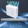 Sáº¡c Nhanh Äa NÄƒng Rewoda RWD140A 140W GaN QC3.0 PPS 3 USB Type-C cho Ä‘iá»‡n thoáº¡i vĂ  mĂ¡y tĂ­nh xĂ¡ch tay - mĂ u tráº¯ng