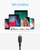 CĂ¡p sáº¡c nhanh USB Type C to Lightning Anker A8633 PowerLine II dĂ i 1.8m mĂ u tráº¯ng