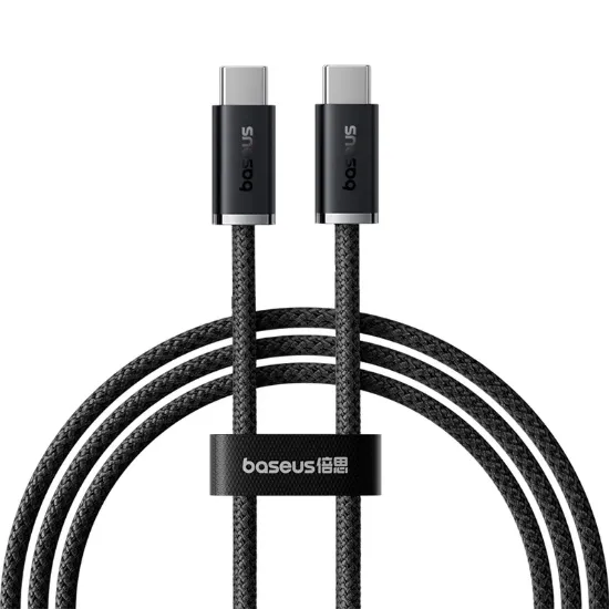 CĂ¡p Sáº¡c Nhanh Baseus Dynamic 3 Series Fast Charging Data Cable Type-C to Type-C 100W 1m Cluster Black CB000067-1