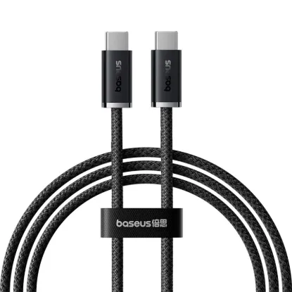 CĂ¡p Sáº¡c Nhanh Baseus Dynamic 3 Series Fast Charging Data Cable Type-C to Type-C 100W 2m Cluster Black CB000067