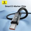 CĂ¡p Sáº¡c Nhanh Baseus Dynamic 3 Series Fast Charging Data Cable Type-C to Type-C 100W 2m Cluster Black CB000067