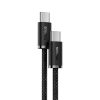 CĂ¡p Sáº¡c Nhanh Baseus Dynamic 3 Series Fast Charging Data Cable Type-C to Type-C 100W 2m Cluster Black CB000067