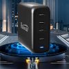 Sáº¡c Nhanh Rewoda RWD100B 100W Gan III QC3.0 PPS 4 USB Type-C - mĂ u Ä‘en