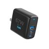 Sáº¡c Nhanh Rewoda RWD065H 67W QC3.0 PPS GaN vá»›i 2 USB Type C vĂ  USB Type A