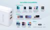 Sáº¡c Nhanh Rewoda RWD065H 67W QC3.0 PPS GaN vá»›i 2 USB Type C vĂ  USB Type A