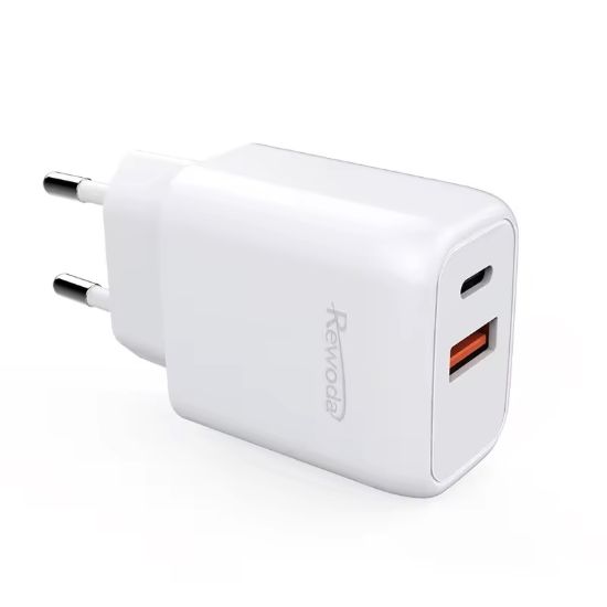 Sáº¡c Nhanh Rewoda RWD030D 30W QC3.0 PD3.0 PPS USB Type C vĂ  USB Type A