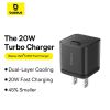 Sáº¡c Nhanh Baseus GaN5S Fast Charger 1C 20W CCGAN20C5-S Black