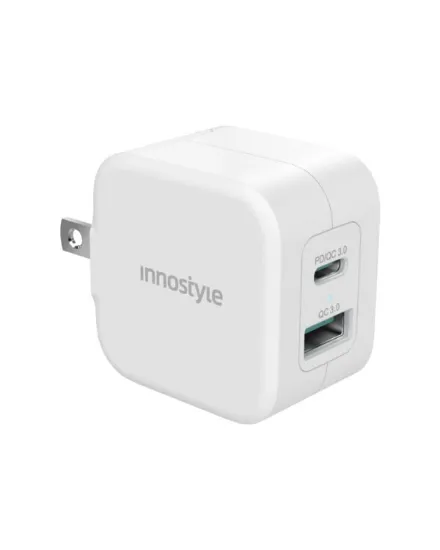 Sáº¡c Nhanh Innostyle MiniGo Pro III Dual PD/ QC3.0 20W IC20-2PDWHI