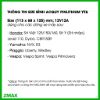 Bình Acquy ZMax Pin Lithium LifePO4 12V 12Ah, ZMBAL12V12-YT6 Dùng Cho Xe Máy