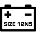 Bình Acquy 12N5